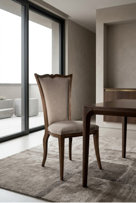 Polster Stühle 1x Sessel Wohn Ess Zimmer Textil Designer Stuhl Luxus