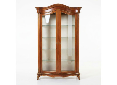 Massivholz Vitrinen Glas Schrank Echtholz Vitrine Wohnzimmer Möbel Anrichte Neu