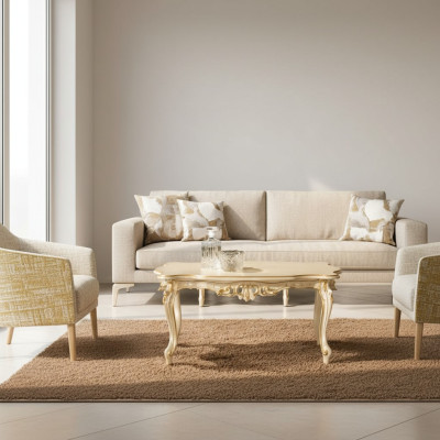 Couch Tisch Kaffee Tische Wohnzimmer Massiv Beistell Luxus Couchtisch Design