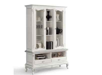 Wohnzimmer Vitrine Schrank Bücher Regal Anrichte Klassische Möbel Regale Holz