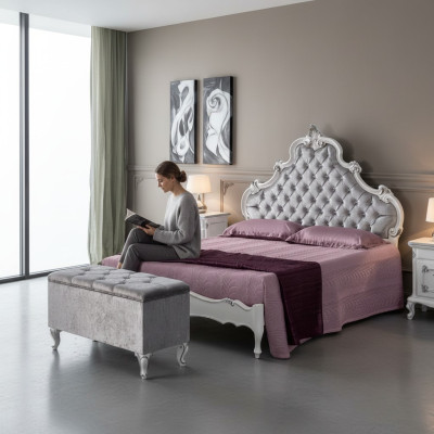Bett Schlafzimmer Design Betten Holz Doppelbett Italienische Möbel Chesterfield