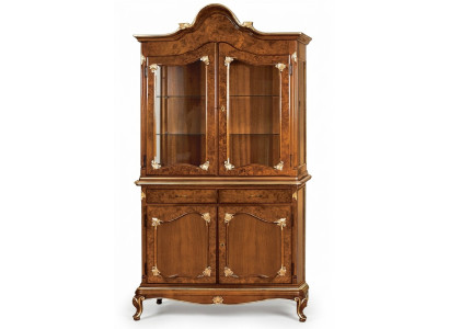 Vitrinen Glas Schrank Schränke Regal Holz Vitrine Design Modern Wohnzimmer Neu