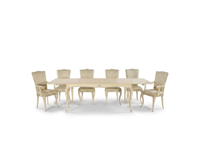 Esstisch Tisch Holz xxl Italienische Möbel Esszimmer Tische Esstische 280cm big