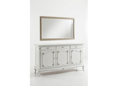 Kommoden Italienische Möbel Massiv Spiegel 2tlg Kommode Sideboard Schrank Holz