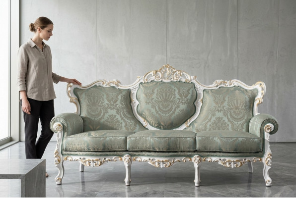 Dreisitzer Couch Polster Luxus Sofa Sitz Sofas Zimmer Möbel 3er Italien Design