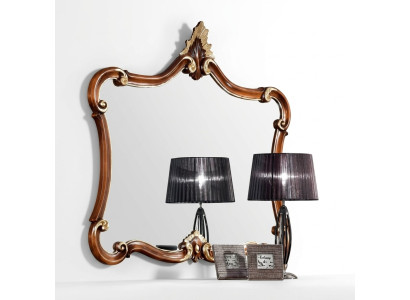 Italienischer Wandspiegel Klassischer Spiegel Möbel Holz Luxus Einrichtung Neu