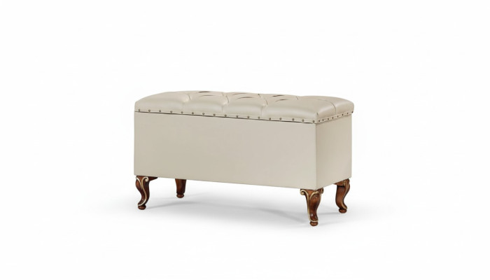 Hocker Design Holz Italienische Möbel Luxus Wohnzimmer Fußhocker Stile Elisa Neu