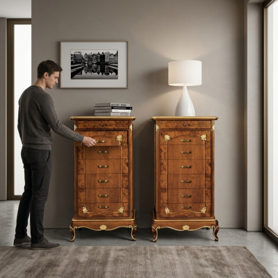 Schrank Möbel Kommode Anrichte Sideboard Braun Kommoden Sideboards Massiv Holz