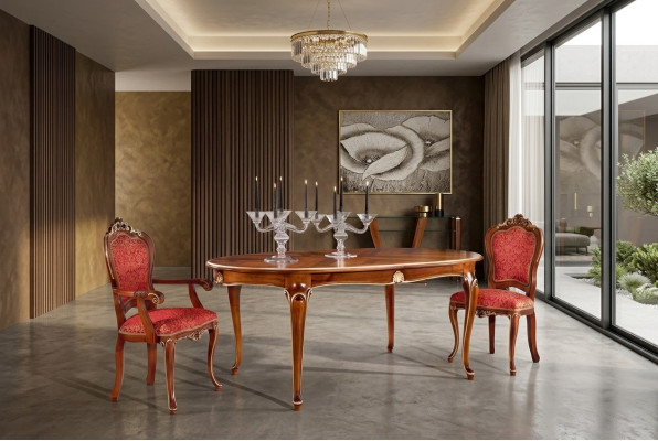 Esszimmer Set Essgruppe Klassischer Echt Holz 3tlg Set Stuhl Garnitur 2x Stühle