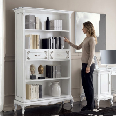 Wohnzimmer Vitrine Schrank Bücher Regal Anrichte Klassische Möbel Regale Holz