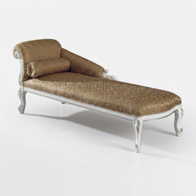 Luxuriöse Chaiselongue Liege Chaiselongue Chaiselongue Art deco Textil Komfort