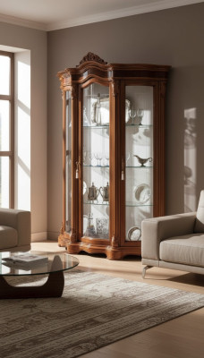 Vitrinen Glas Schrank Vitrine Wohnzimmer Holz Anrichte Italienische Möbel Regal
