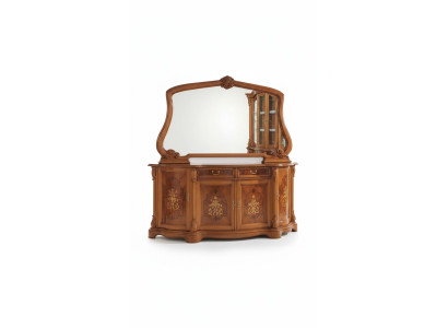 Kommoden Italienische Möbel Massiv Spiegel 2tlg Kommode Sideboard Schrank Holz