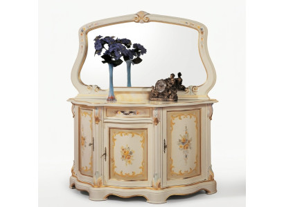 Elegante Stil Möbel Schlafzimmer Kommode Schrank Klassische Anrichte mit Spiegel