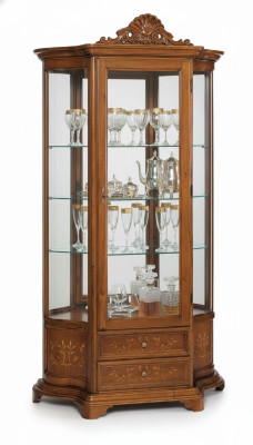 Möbel Glasschrank Vitrine Holz Vitrinen Glas Schrank Schränke Regale Italien