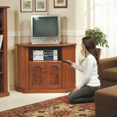 Brauner tv Schrank Luxus braune Kommode Wohnzimmermöbel Schränke Regale Holz