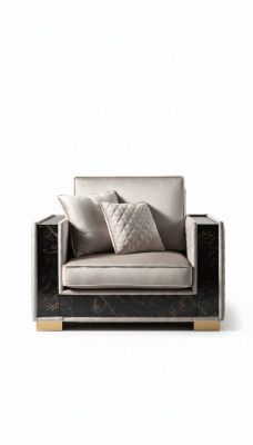 Sessel Couch Polster Sitz Designer Textil 1 Sitzer Couchen Polster Modern Design