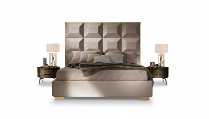 Bett Luxus Betten Bettrahmen Holz Schlafzimmer Doppel Ehe Italienische Möbel Neu