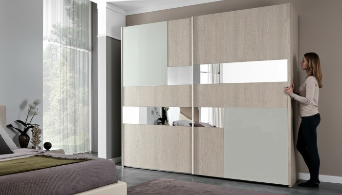 Kleiderschrank Schwebetüren Spiegel Schränke Schlafzimmer Italienische Möbel