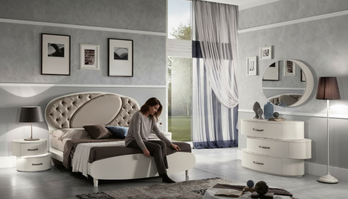 Chesterfield Doppelbett Bett Bettgestelle Betten Polsterbett Luxus Möbel Italien