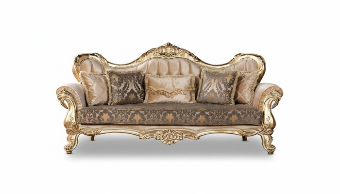 Sofa 3 Sitzer Sofas Sitz Klassische Couch Luxus Textil Wohnzimmer Dreisitzer Neu