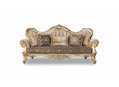 Sofa 3 Sitzer Sofas Sitz Klassische Couch Luxus Textil Wohnzimmer Dreisitzer Neu