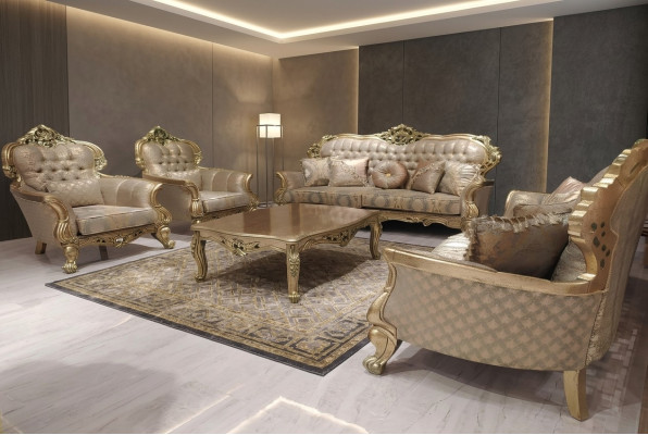 Set 5tlg Sofagarnitur 3+3+1+1 Sitzer Couchtisch Garnitur Sofa Stoff Sofas Couch