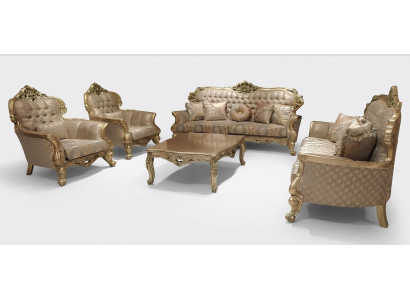Set 5tlg Sofagarnitur 3+3+1+1 Sitzer Couchtisch Garnitur Sofa Stoff Sofas Couch
