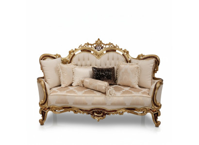 Sofa 3 Sitzer Dreisitzer Sofa Sofas Klassische Möbel Sitz Stoff Stil Barock
