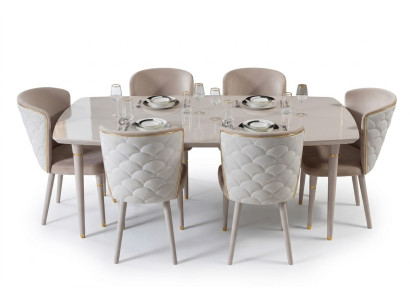 Esstisch Tisch Tische Modern Holz Ess Esszimmer Design Italienischer Stil Neu