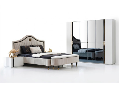 Schlafzimmer Design Bett Luxus Betten Neu Doppel Polster Möbel Hotel Ehe Design