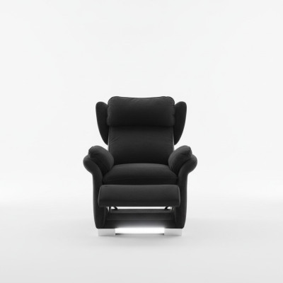 Fernseh Sessel multifunktionaler Relax im italienischen Stil Moderne Polster Neu