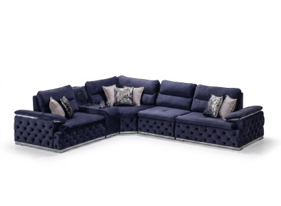 Design Ecksofa Stoff L-Form Modern Style Polstermöbel Wohnzimmer Gruppe