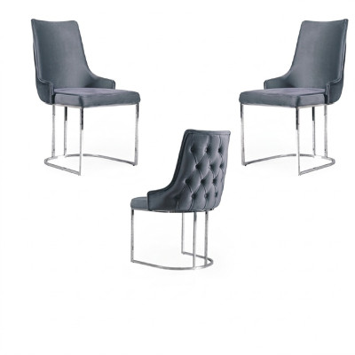 Stühle Esszimmer Garnitur 2x Stuhl Weicher Stuhl italienischer Stil