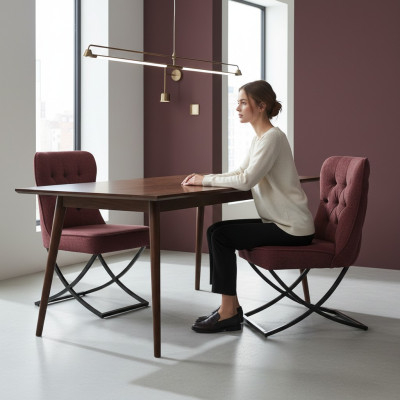 Esszimmer Stuhle Garnitur Sessel Design 4x Stühle Set Gruppe Polster
