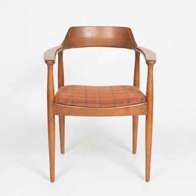 Set 8 Sessel Stuhl Design Holz Stoff Polster Stühle Esszimmer Textil