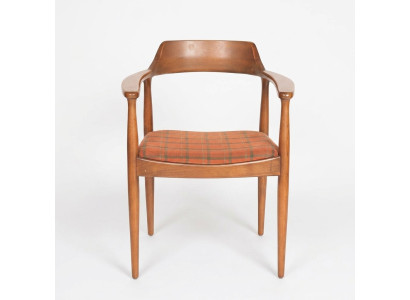 Set 8 Sessel Stuhl Design Holz Stoff Polster Stühle Esszimmer Textil