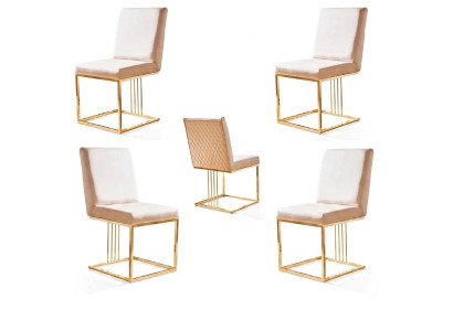 Design Sessel Polster Set 2x Stuhl 100% Textil Stühle Gastro Esszimmer
