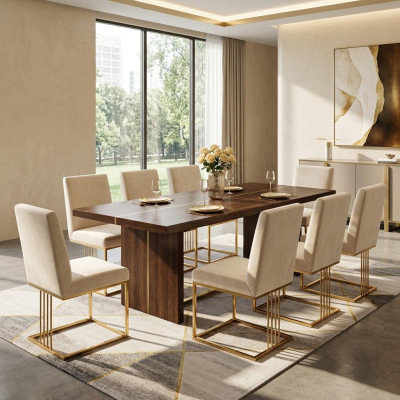 Design 8x Stühle Gruppe Set Polster Gastro Neu Esszimmer Stuhl Garnitur Sessel