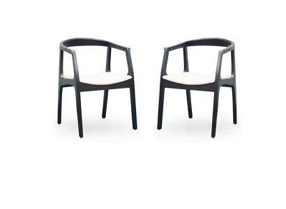 Set 2x Stoff Massivholz Stuhl Gruppe Design Stühle Ess Wohn Zimmer