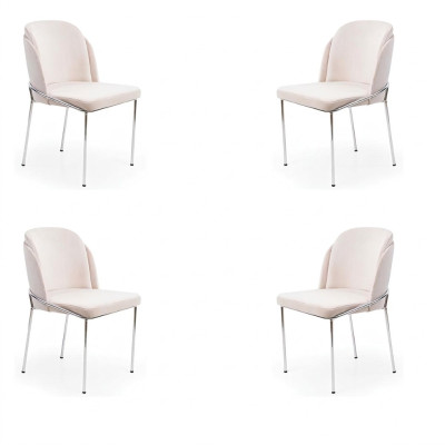 Stuhl 4X Stühle Gruppe Garnitur Esszimmer Sessel italienischer Stil