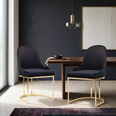 Ess Zimmer Möbel Set 2x Stuhl Luxus Neu Blau Elegant Modern Stuhl Holz