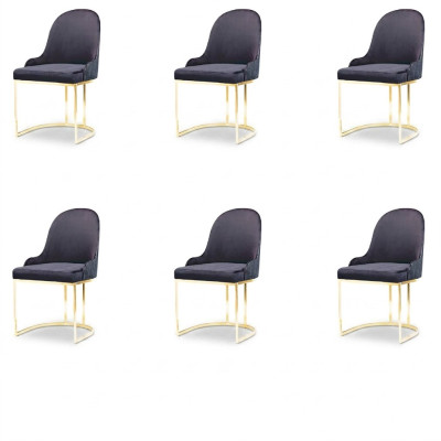 Küche Ess Gruppe Set Stuhl Garnitur Sitz Polster Holz 6x Stühle Neu