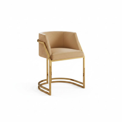 Küche Esszimmer Modern 4x Sessel Stuhl Edelstahl Stoff Polster Stühle