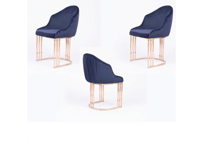 Designer Lehn Sitz Sessel luxus Ess Zimmer 2x Stühle Polster Textil