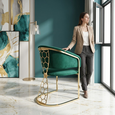 Sessel Stuhl Esszimmer Lounge Sitz Polsterstuhl Textil Fernseh Lehnstuhl