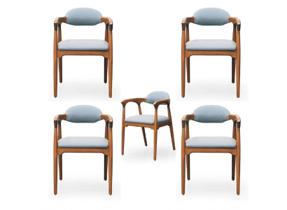 Esszimmer Garnitur 4x Stuhl Set Stühle Lehn Garnitur Essgruppe Möbel Gruppe