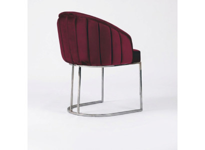 Moderner Sessel Stuhl 1x Esszimmer Fernseh Lounge Polsterstuhl Textil