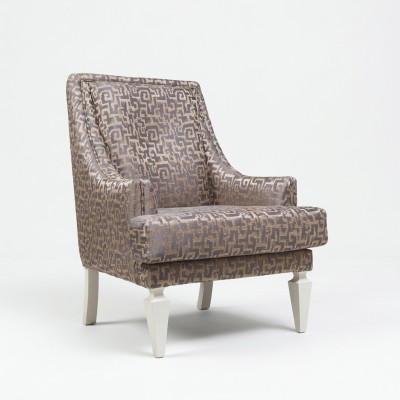 Brauner Wohnzimmer Polstersessel Designer Hotel Einsitzer Lounge Möbel