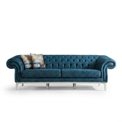 3 Sitzer Polster Sofas Wohnzimmer Couchen Modern Stil Designer Möbel Sofa